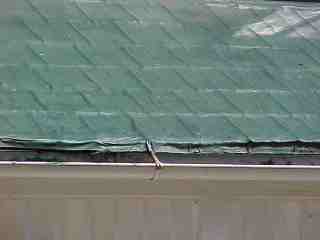 Closeup of fully reinforced roofing