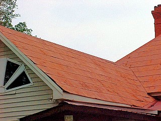 View of upper roofs