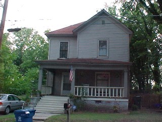 View of home before renovation work began