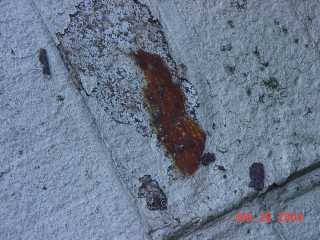Rust was severe on this roof